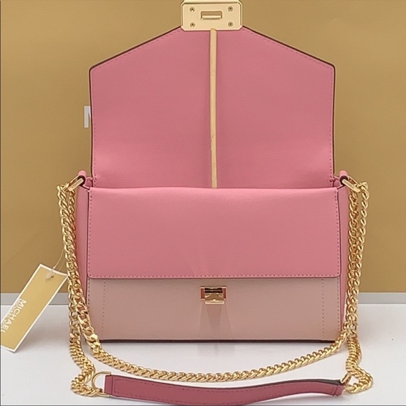 Michael Kors Kinsley Medium Flap Shoulder Bag Crossbody in Blossom Multi - Picture 6 of 15